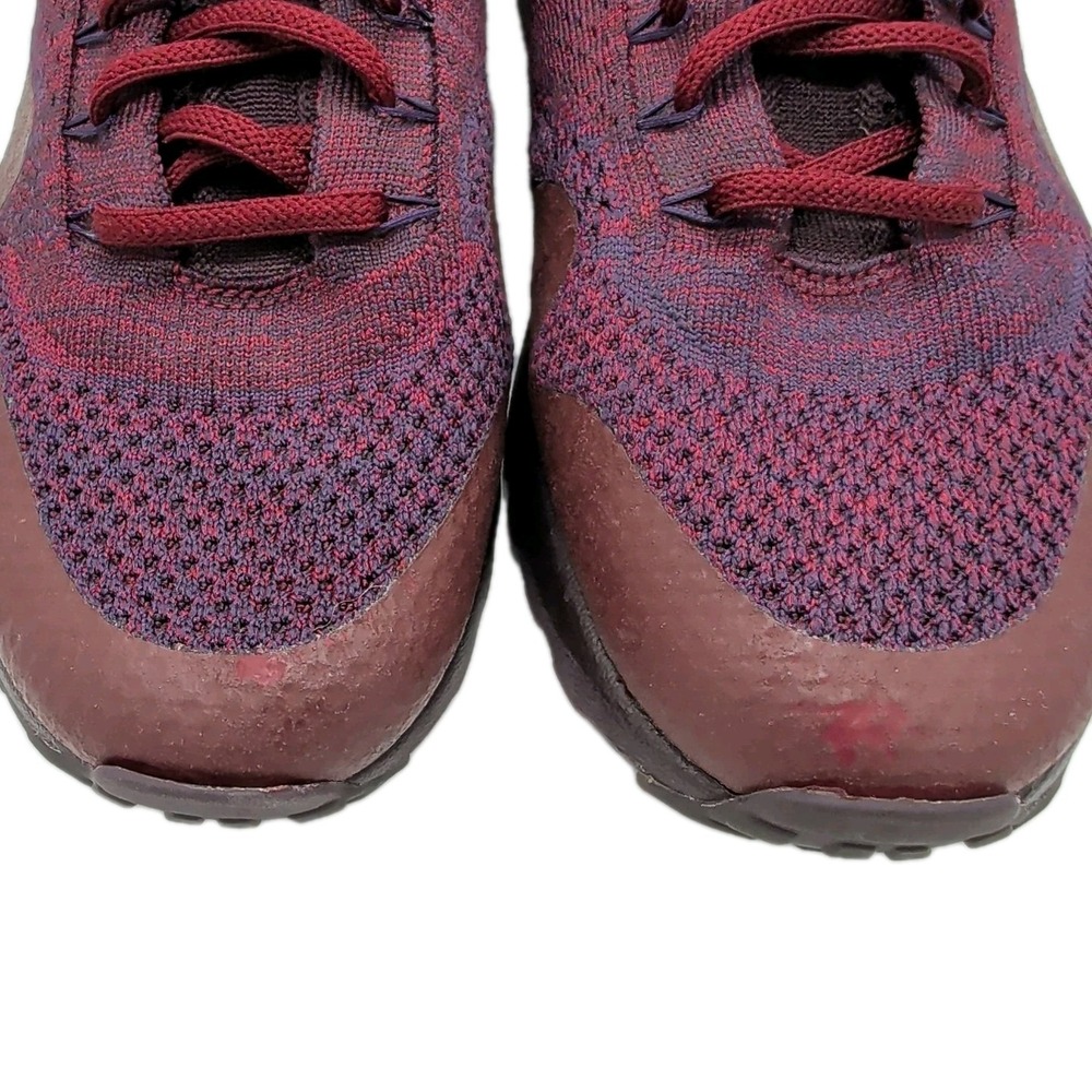 Nike Mens Air Max 1 Ultra Flyknit Shoes Grand Purple Team Red 856958-566 Size 11 - Picture 9 of 14